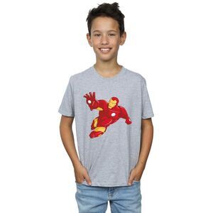Iron Man Boys Character T-Shirt / Sports Gray